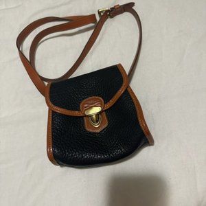 Dooney & Bourke Classic Vintage Two-Tone Saddle Bag